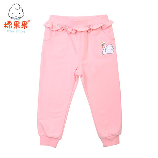 棉果果春秋款女童小毛圈长裤M122200219084 商品图1