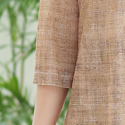 YL  GL-921 时尚妈妈夏装连衣裙宽松过膝 商品图2