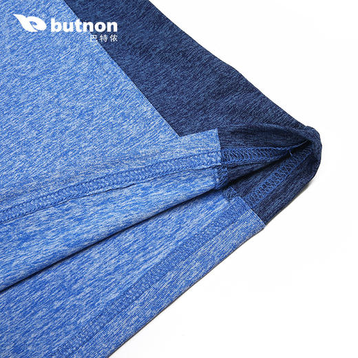 9116巴特侬 运动T恤女短袖立领拉链上装夏季新品透气速干衣运动服拼色针织上衣 商品图8