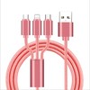 【数码办公】一拖三数据线编织数据线定制伸缩三合一数据线公司礼品数据线 商品缩略图2