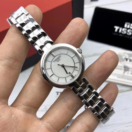 原单品质TISSOT   天梭弗拉明戈系列女士腕表 彩色贝壳面，瑞士ETA石英机芯 商品图0