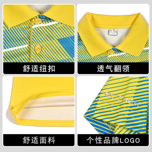9114巴特侬 butnon 运动t恤排汗透气速干短袖运动polo衫翻领有领针织女装羽毛球服团购 商品图2