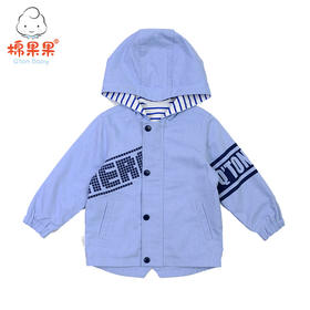棉果果春秋款男童 连帽长袖外套M112100419105