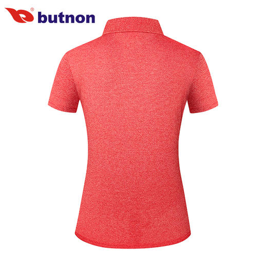 特9102巴特侬 butnon 新品女装运动polo衫翻领常规短袖透气舒适t恤反领休闲运动服 商品图7