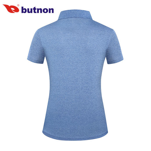 特9102巴特侬 butnon 新品女装运动polo衫翻领常规短袖透气舒适t恤反领休闲运动服 商品图9