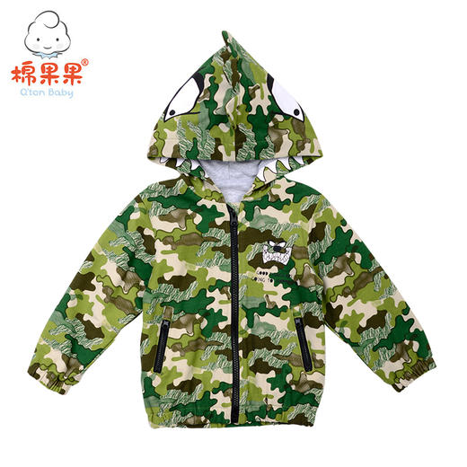 果果春秋款男童小毛圈长袖外套M112100219061 商品图0