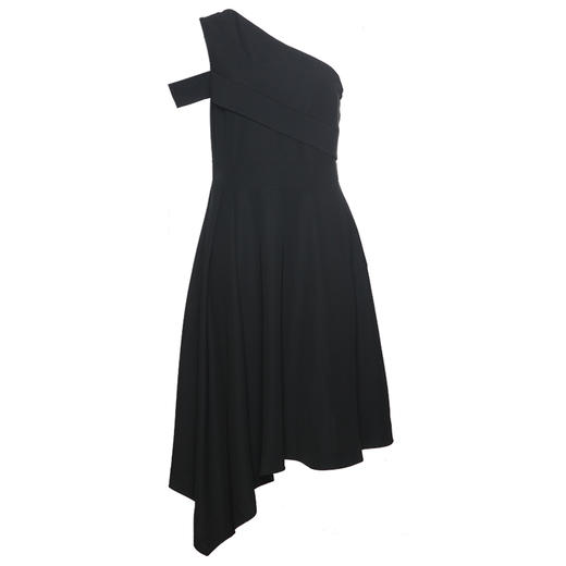 VIMAGE纬漫纪女装春夏斜肩礼服连衣裙 不规则裙摆晚礼服V1077604 商品图4