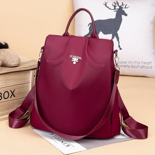 YRX-8864新款时尚百搭帆布旅行出游背包 商品图3