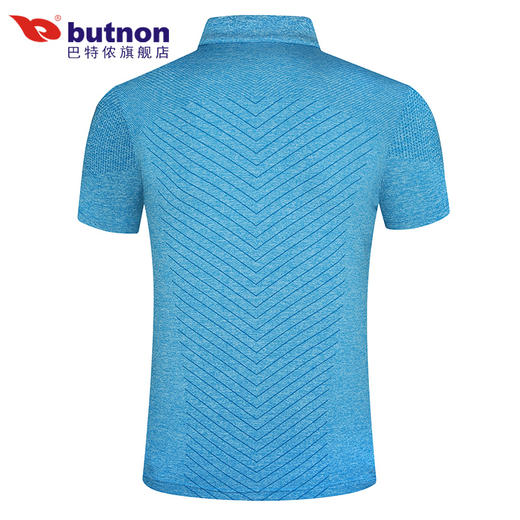 特9105巴特侬 butnon 2019夏季新品运动t恤男翻领短袖大码宽松上衣polo衫透气吸湿 商品图5