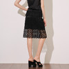 VIMAGE纬漫纪夏季女装蕾丝镂空直筒包臀半裙半身裙短裙女V906502 商品缩略图4