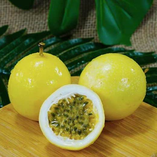 黄金百香果新鲜西番莲芭乐味甜黄色皮百香果5斤包邮