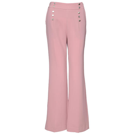 vimage纬漫纪新款春季韩版蒲粉百搭高腰垂感九分微喇裤休闲裤V1105711 商品图4