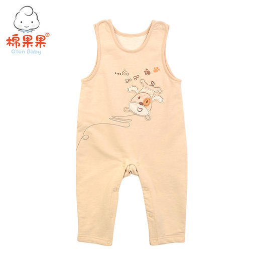 棉果果春秋款新疆彩棉男童女童   背带裤M101204119014 商品图0