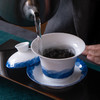 青花三才盖碗茶杯功夫泡茶碗白瓷单个大号景德镇陶瓷器茶具三炮台 商品缩略图4