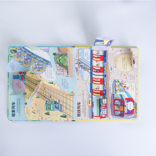 尤斯伯恩看里面（低幼版）·揭秘火车 3-6岁 科普百科启蒙教育畅销童书 儿童翻翻书 商品图3