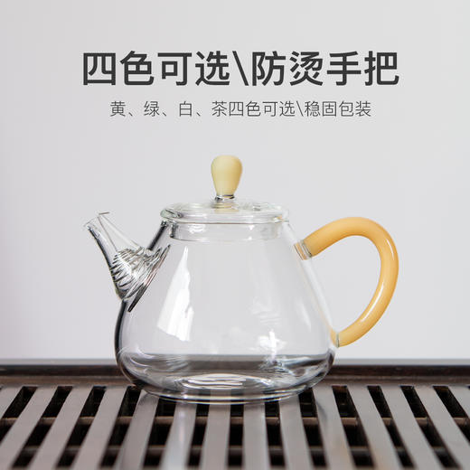 永利汇 泡茶壶小号功夫茶壶玻璃单壶过滤茶具家用一人用单人日式 商品图3