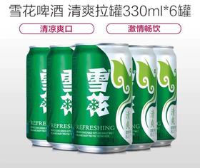 雪花啤酒6连罐330ML*6