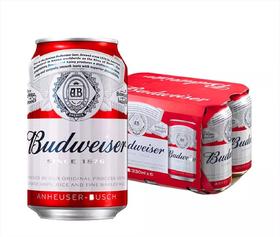 百威啤酒6连罐330ML*6