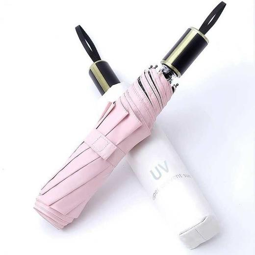 【 UV防晒 拒绝99%紫外线 极简至美 轻韧抗风】 韩版小清新折叠防紫外线太阳伞 商品图1