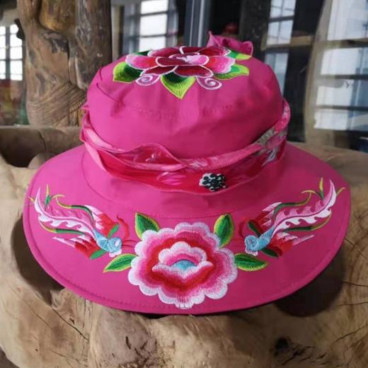 【清仓特价 不退不换】qysm926mz新款民族风刺绣遮阳帽tzf