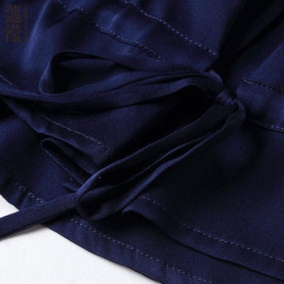 MQ 1791-1904 仿真丝衬衫女短袖上衣 商品图4