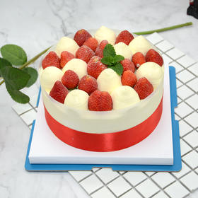 【盐系蛋糕】草莓白雪