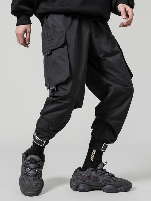 ins潮牌工装裤cargo韩版潮流裤子男宽松休闲百搭大口袋简约小脚裤