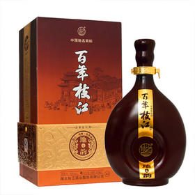 百年枝江地之韵42度500ML 单瓶装2012年老酒