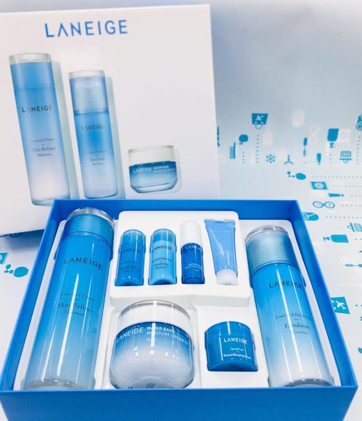 兰芝水库凝肌水乳霜滋润型补水保湿三件套新款（073684） 商品图0