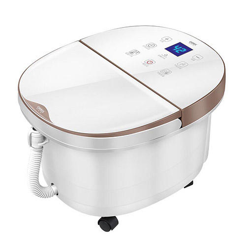 德国凯伦诗（CLORIS）足浴盆电动按摩洗脚盆泡脚盆 全自动恒温加热防漏电 脚底按摩器 父亲节礼物 F525白色 商品图0