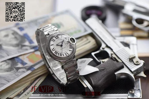 V6厂卡地亚蓝气球新款单圈钻机械女表33mm 商品图1