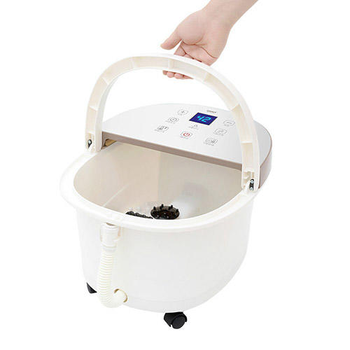 德国凯伦诗（CLORIS）足浴盆电动按摩洗脚盆泡脚盆 全自动恒温加热防漏电 脚底按摩器 父亲节礼物 F525白色 商品图4