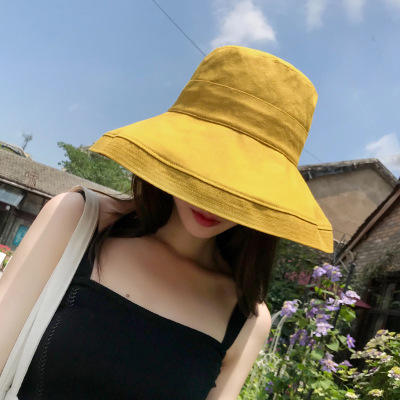 网红渔夫帽百搭夏天潮双面宽檐防晒遮阳帽TZW 商品图3