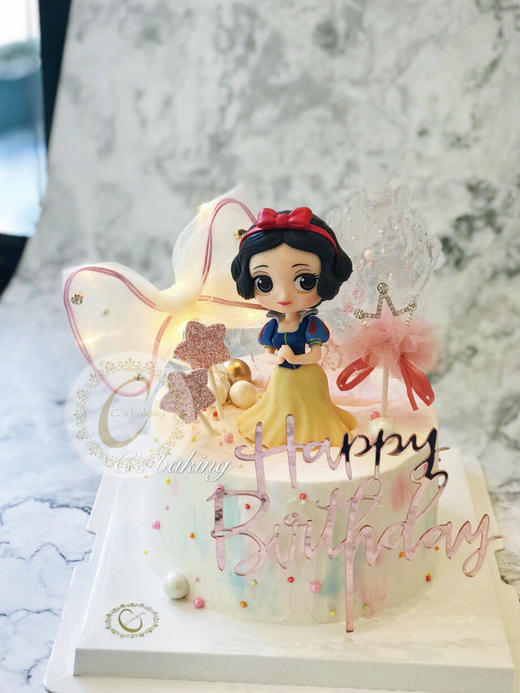 迪士尼 白雪公主 梦幻场景款 忌廉蛋糕（默认自提，收费配送请联系客服） 商品图0