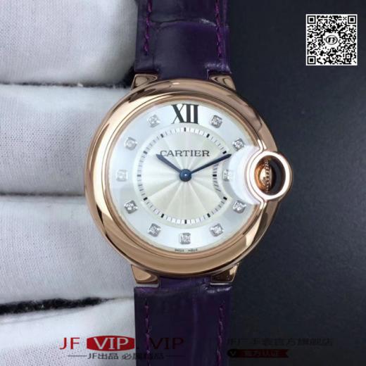 V6卡地亚蓝气球女表，原装瑞士ETA2671机芯 （正品的基础机芯）蓝气球 33mm女款，尺寸33MM ，市面上独家货源，采用原厂（真真切切的卡地亚原装瑞士ETA2671全自动机芯组装 ）一表一号 商品图0