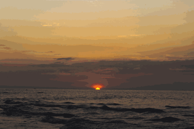 日出到日落的过程动图图片