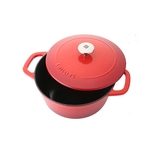 SA-P010 双立人铸铁锅(20厘米红色） 商品图2