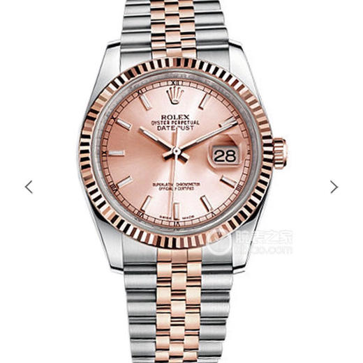 GM新日志女士36mm玫瑰金2018年度新款日志14k包金系列，自动机械机芯，精钢表带，密底。 商品图0