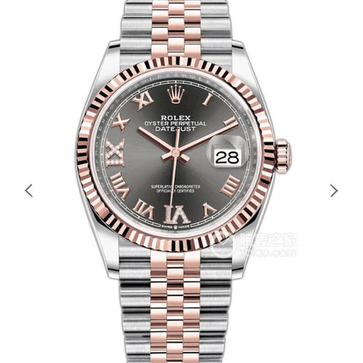 GM新日志女士36mm玫瑰金2018年度新款日志14k包金系列，自动机械机芯，精钢表带，密底。 商品图0