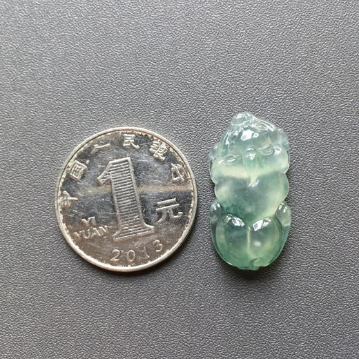 高冰种飘花翡翠貔貅 商品图4
