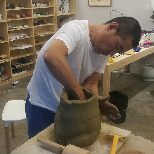 不仁斋 薛继业 陶瓷雕塑 白瓷大象 商品图10