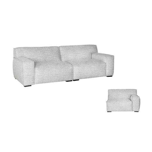NS家居nsfurniture软包布艺组合沙发NSSF-5215-70/80 商品图4