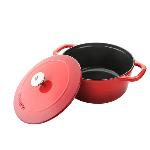 SA-P010 双立人铸铁锅(20厘米红色） 商品图1
