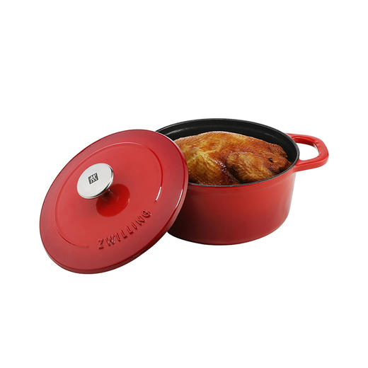 SA-P010 双立人铸铁锅(20厘米红色） 商品图7