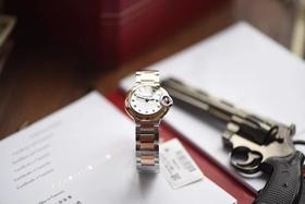 V6新品28mm间枚蓝气球 0071500❣V6厂2019年新款蓝气球 28mm直径 间玫瑰金蓝气球 壳圈分离新结构