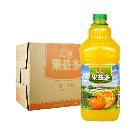 2.5l*6瓶 汇源果肉多橙汁果肉饮料 商品图0
