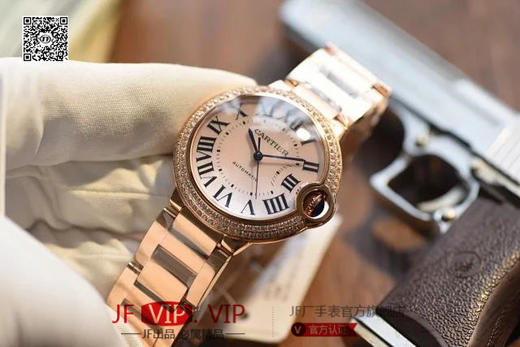 V6全玫瑰金气球36毫米，搭配专柜正品一致的手工镶钻工艺，天然贝壳面，美轮美奂！ 商品图2