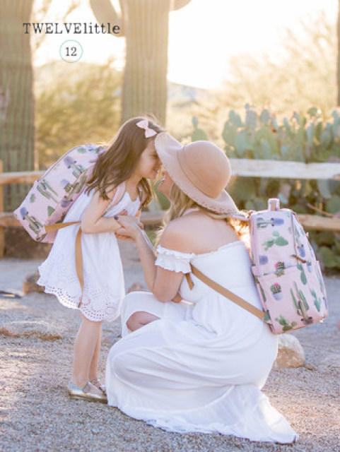 纽约12little 迷你昂趣多功能大容量双肩包 + 【防尘盖升级款】Hegen萌牙吸管杯 商品图1