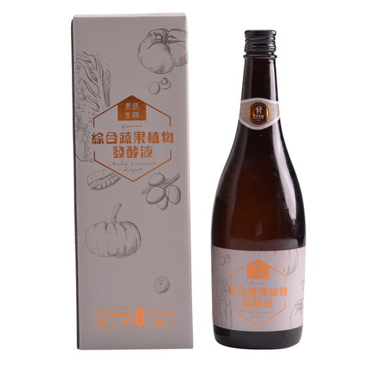 丨生态丨果然生机综合酵素  55种天然果蔬发酵 720ml 商品图0