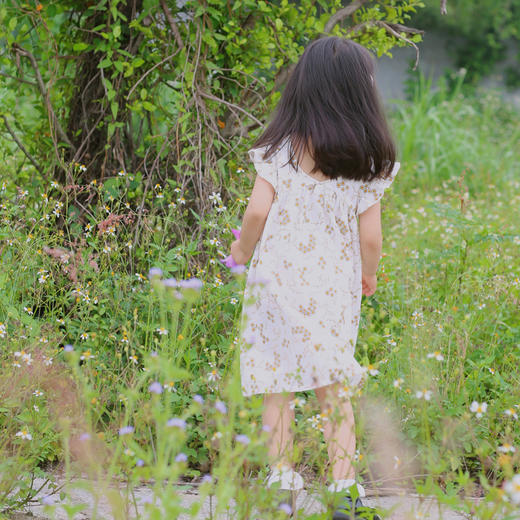 QZ LM19215 女童白色连衣裙 商品图5